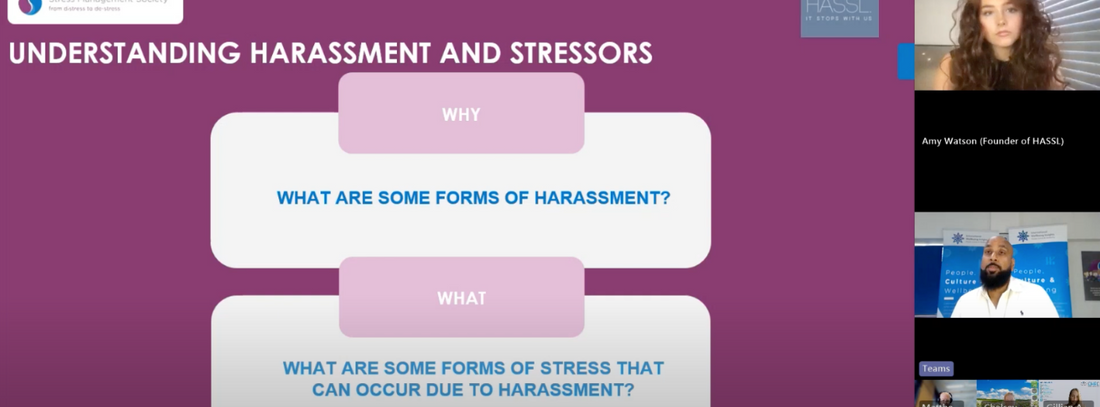 HASSL Delivers Workshop with The Stress Management Society