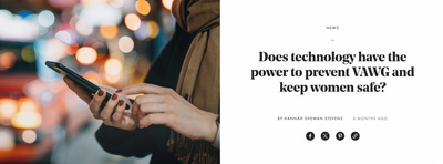 HASSL Featured in Stylist Magazine on Tech & Safety