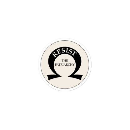 Resist the patriarchy sticker