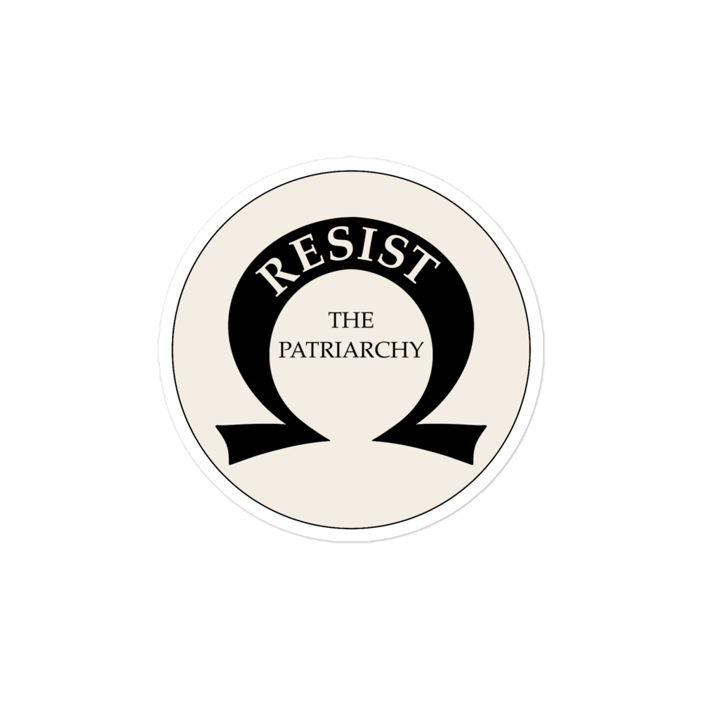 Resist the patriarchy sticker