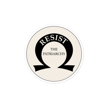 Resist the patriarchy sticker