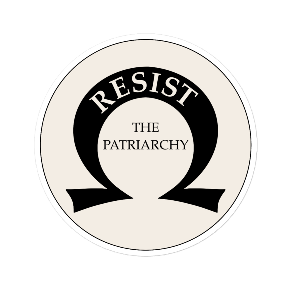 Resist the patriarchy sticker
