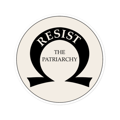 Resist the patriarchy sticker