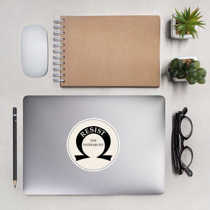 Resist the patriarchy sticker