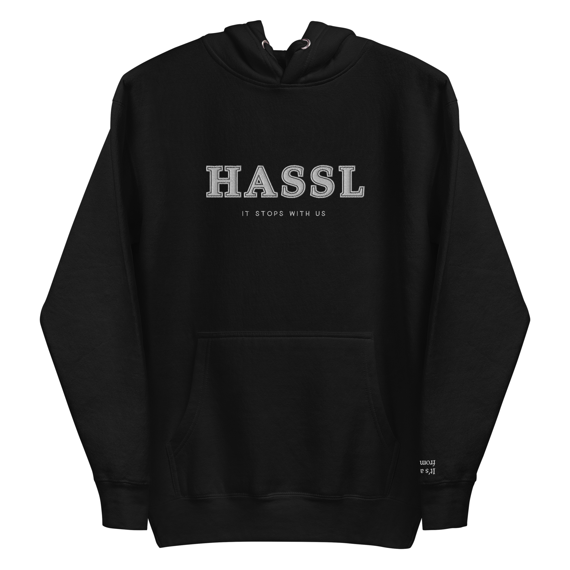 HASSL Hoodie - sleeve embroidery HASSL Hoodie - sleeve embroidery
